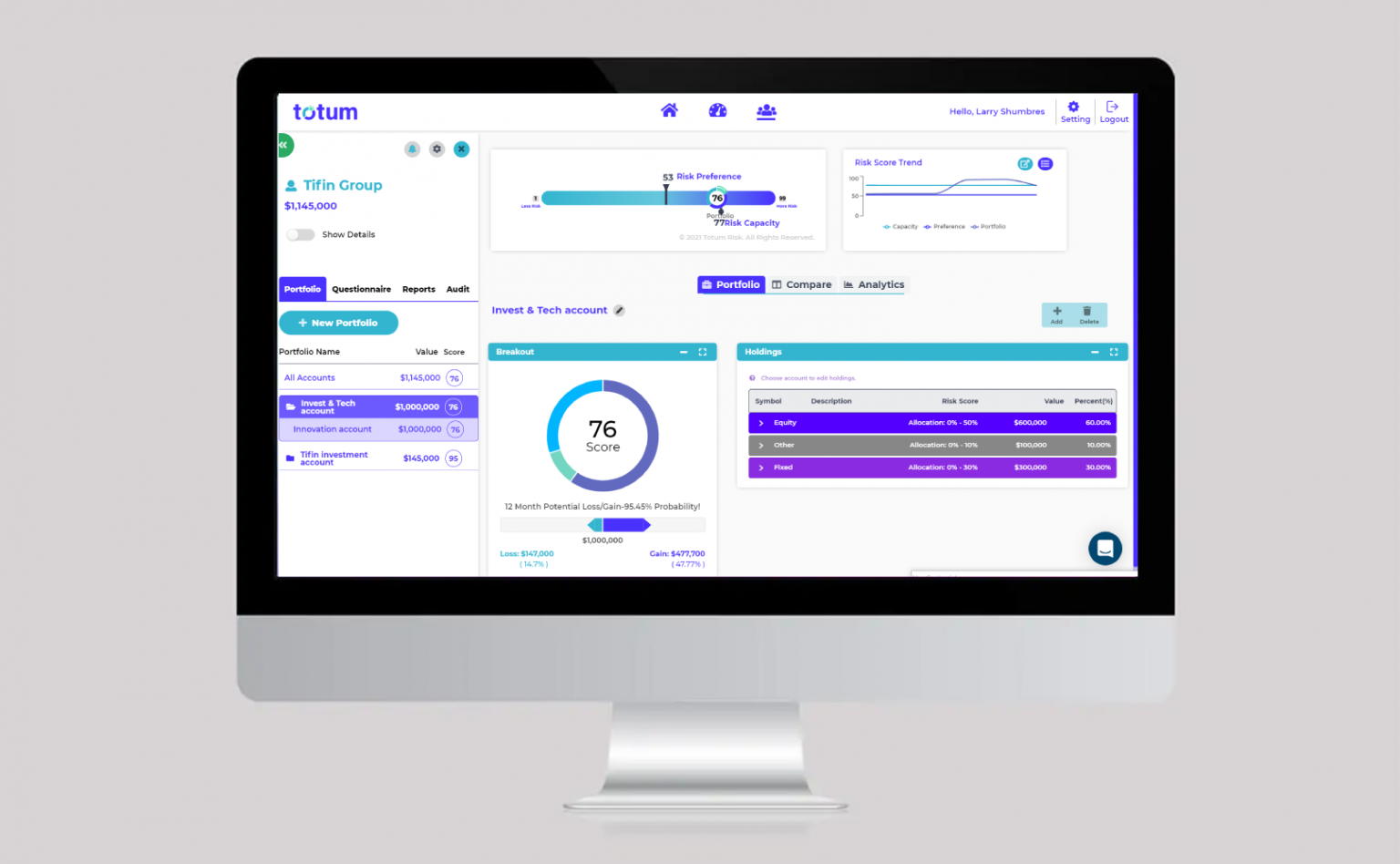 TIFIN Group Buys Totum Risk, Financial Planning Tech To Launch New Platforms